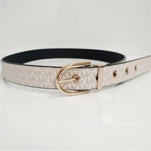 MK, Women’s Twist Reversible Gold Belt L